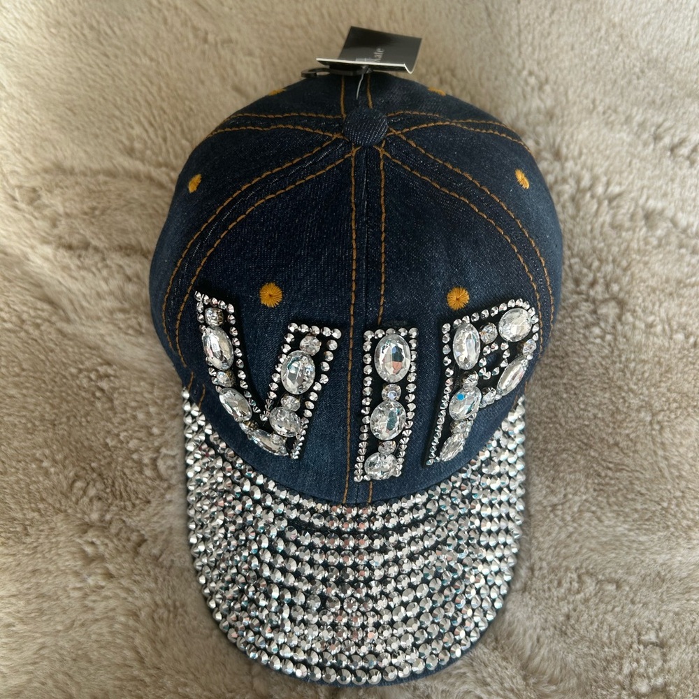 Y2K Rhinestone VIP Cap - Picture 3 of 7